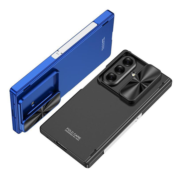 For Samsung Galaxy Z Fold7 5G Integrated Magnetic Folding Hinge Push Window Side Bracket Phone Case