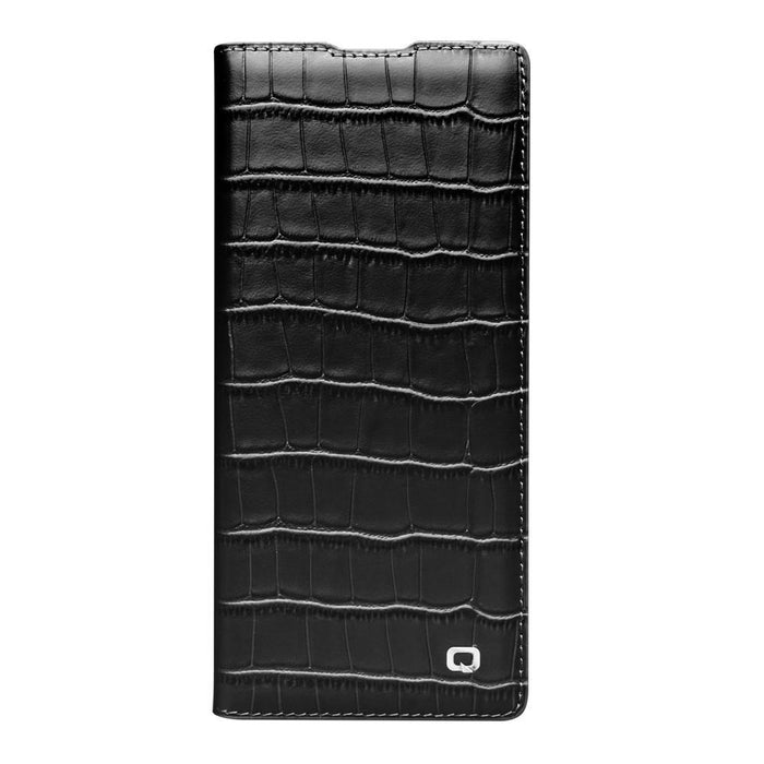 For Samsung Galaxy Z Fold7 5G Qialino Crocodile Texture Leather Case