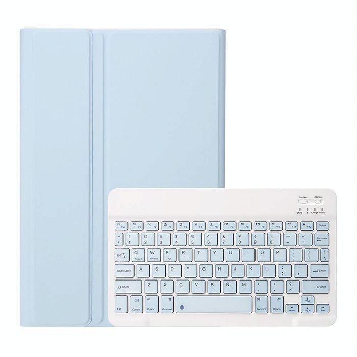 For Samsung Galaxy Tab A11+ Candy Colour Tpu Bluetooth Keyboard Leather Tablet Case With Pen Holder