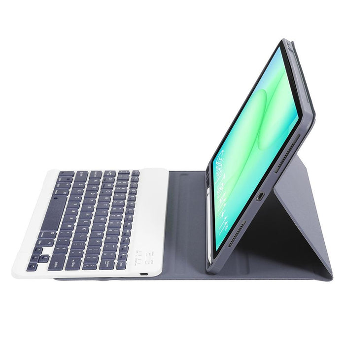 For Samsung Galaxy Tab A11+ Candy Colour Tpu Bluetooth Keyboard Leather Tablet Case With Pen Holder