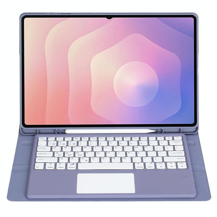 Tpu Bluetooth Keyboard Tablet Case With Pen Holder