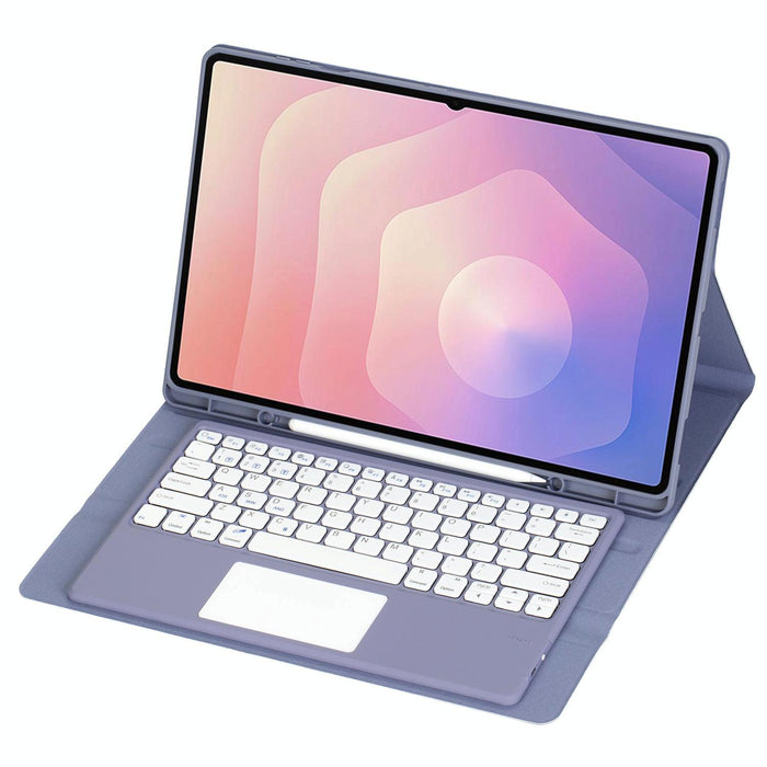 Tpu Bluetooth Keyboard Tablet Case With Pen Holder