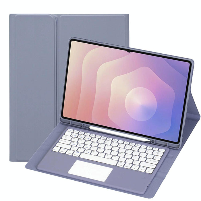 Tpu Bluetooth Keyboard Tablet Case With Pen Holder