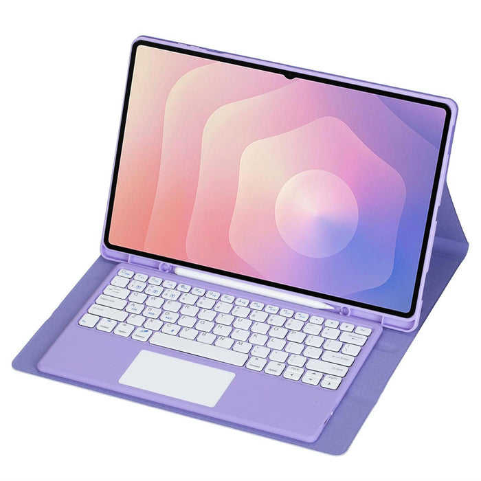 Tpu Bluetooth Keyboard Tablet Case With Pen Holder