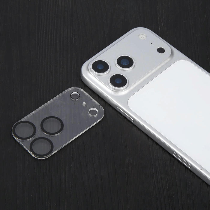 For Iphone 17 Pro Silk Printed Large Arc Tempered Glass Back Camera Film