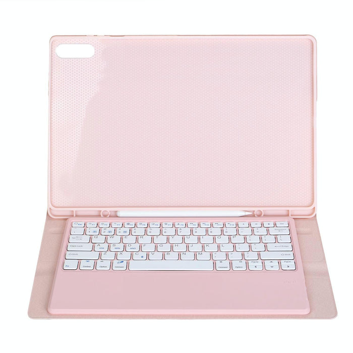 For Samsung Galaxy Tab S11 Ultra Candy Colour Tpu Bluetooth Keyboard Leather Tablet Case With Pen Holder