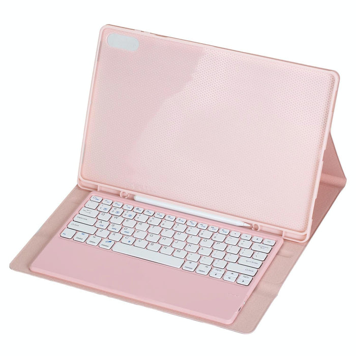 For Samsung Galaxy Tab S11 Ultra Candy Colour Tpu Bluetooth Keyboard Leather Tablet Case With Pen Holder