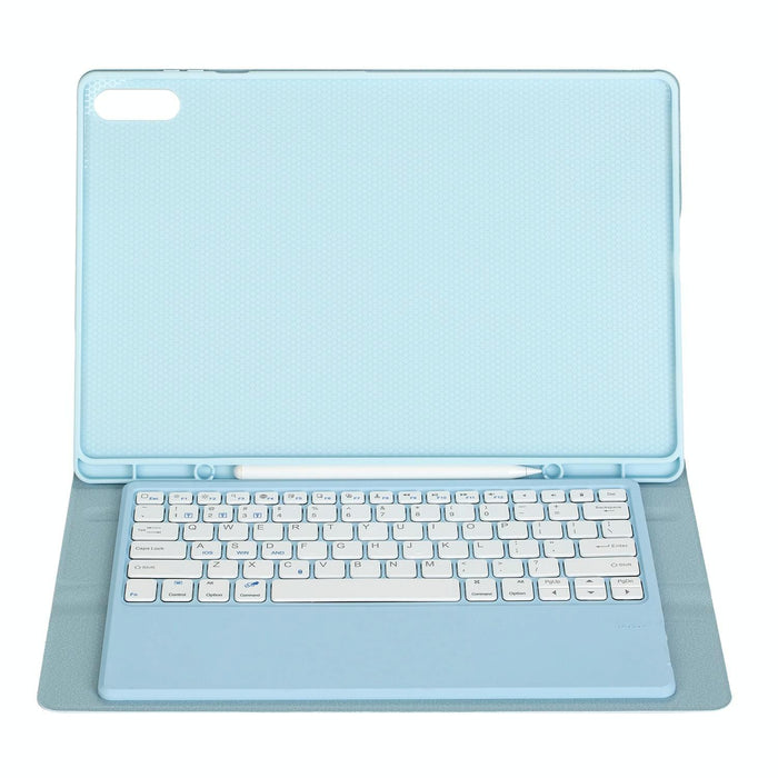 For Samsung Galaxy Tab S11 Ultra Candy Colour Tpu Bluetooth Keyboard Leather Tablet Case With Pen Holder
