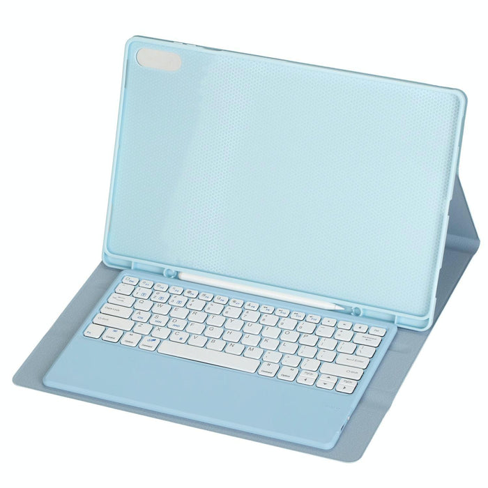 For Samsung Galaxy Tab S11 Ultra Candy Colour Tpu Bluetooth Keyboard Leather Tablet Case With Pen Holder