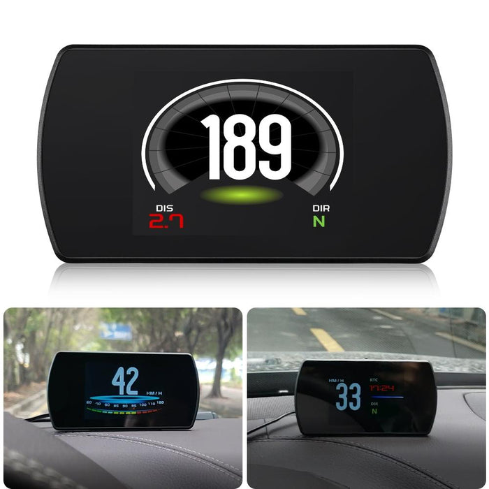 Car Hud Display Gps Speed Voltage Altitude