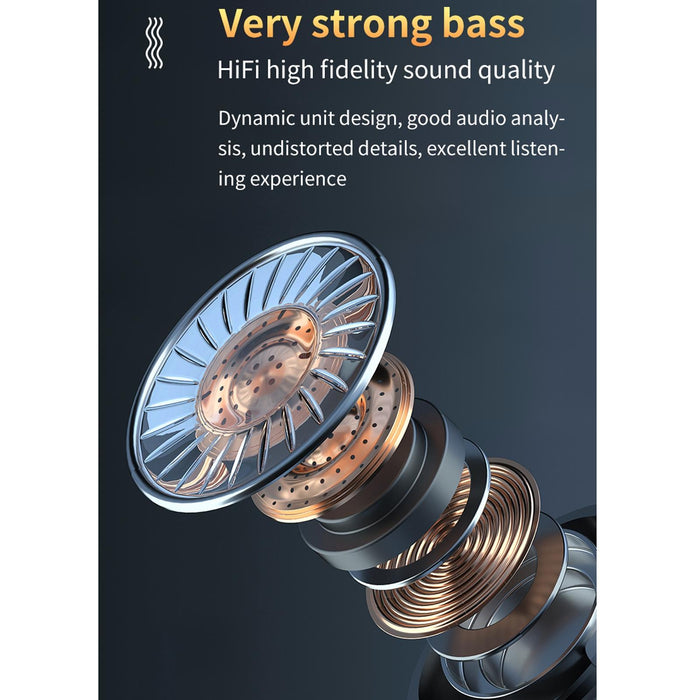 M18 Led Display Screen Waterproof Wireless Bluetooth 5.0 Earphone With Charging Box