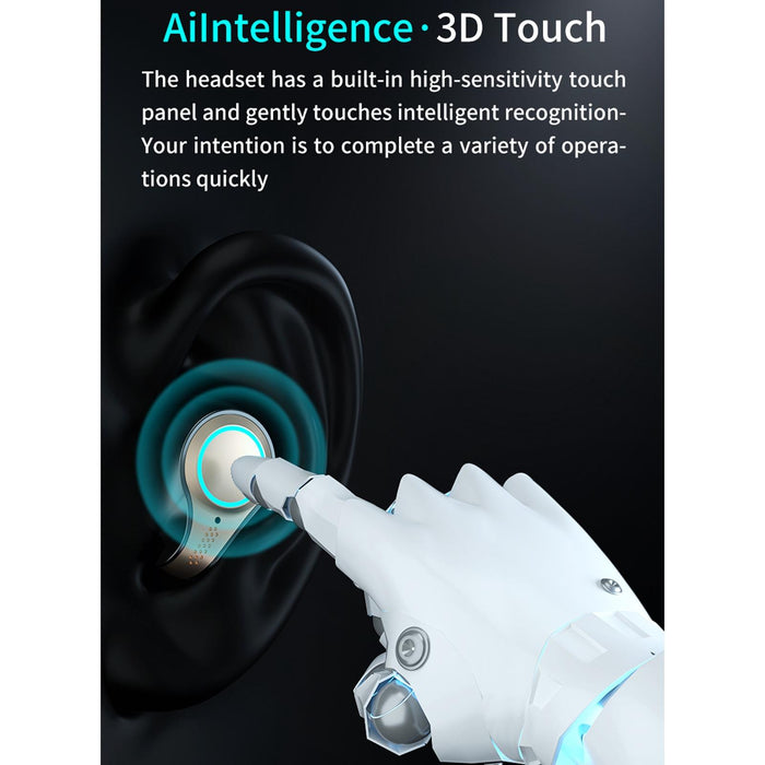 M18 Led Display Screen Waterproof Wireless Bluetooth 5.0 Earphone With Charging Box