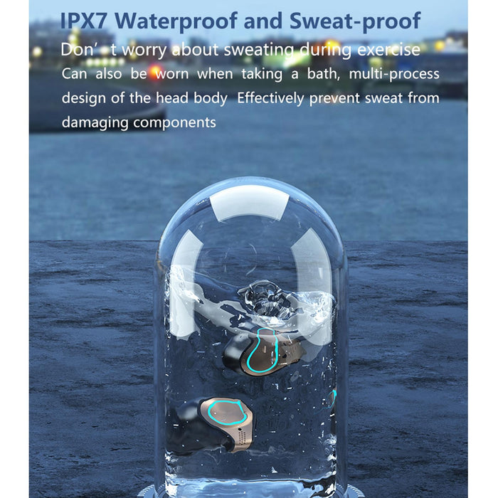 M18 Led Display Screen Waterproof Wireless Bluetooth 5.0 Earphone With Charging Box