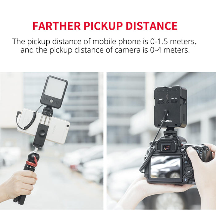 Led02 Live Broadcast Micro Film Reporter Interview Recording Microphone Light