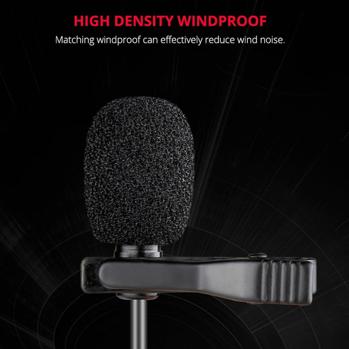 1.5M Single Clip Lavalier Microphone For Mobile Live Broadcasts