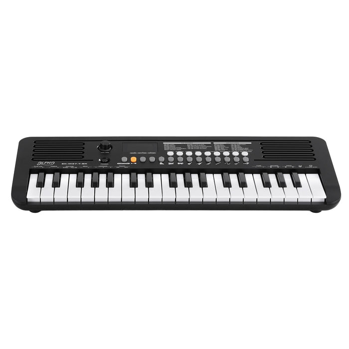 37-Key Digital Piano Keyboard Electric Black