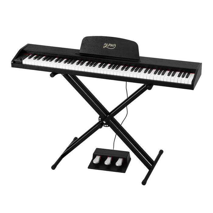 88 Keys Digital Piano Keyboard Electronic With Stand