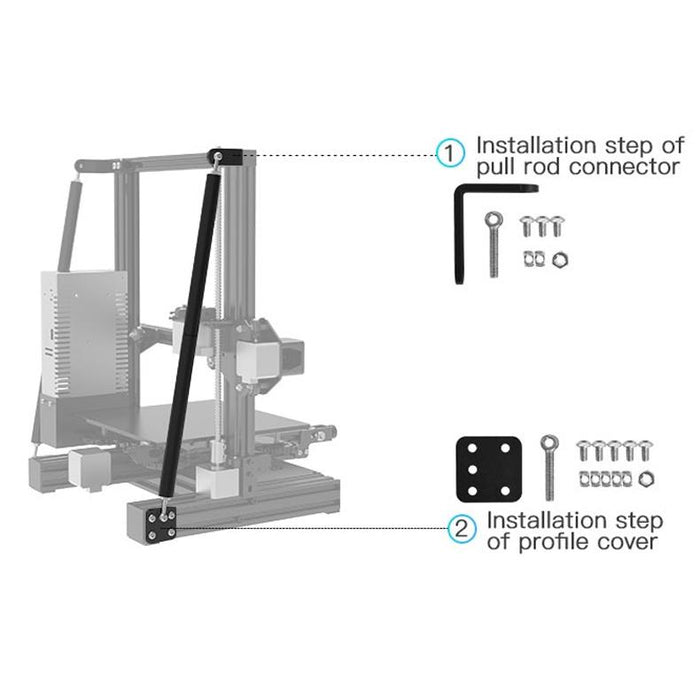 Ender-3 / 3Pro Tie Rod Support Frame For 3D Printers