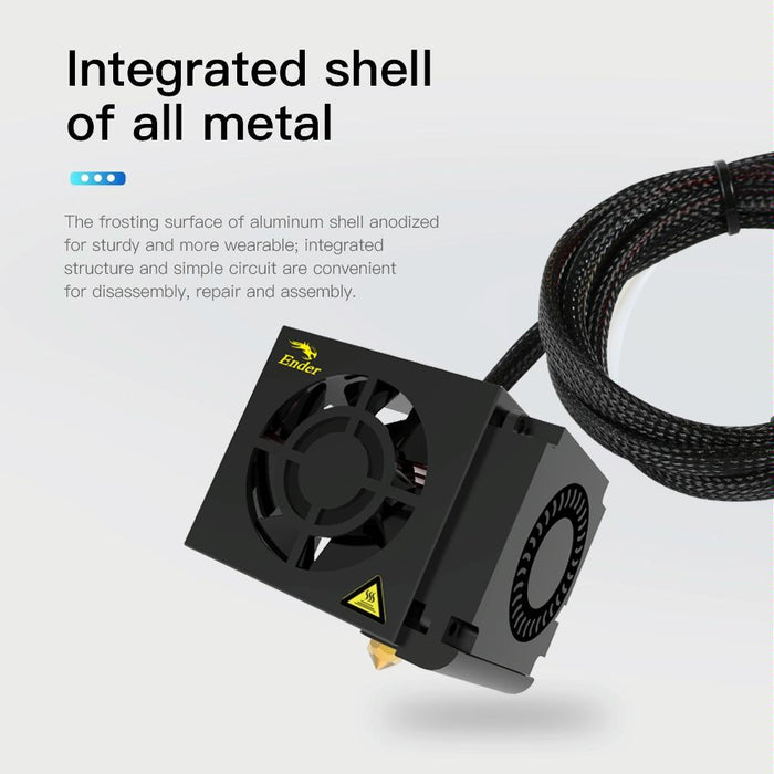 24V 40W Extruder Hot End Kit For Ender-3 3D Printer