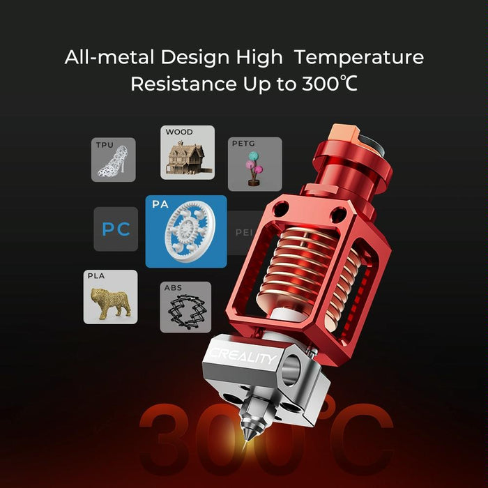 High Temp & Flow Hotend Pro For Creality 3D Printers