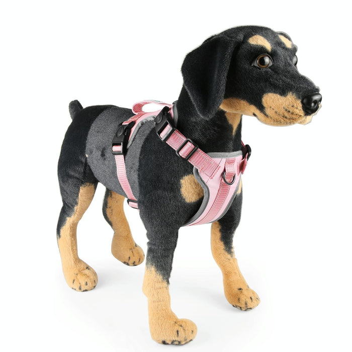 Reflective Nylon Dog Harness With Traction Rope