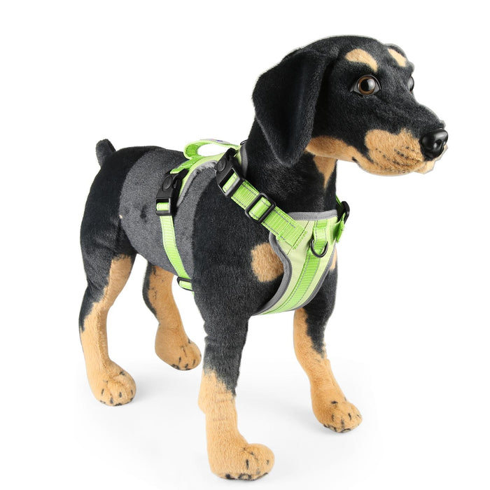 Reflective Nylon Dog Harness With Traction Rope