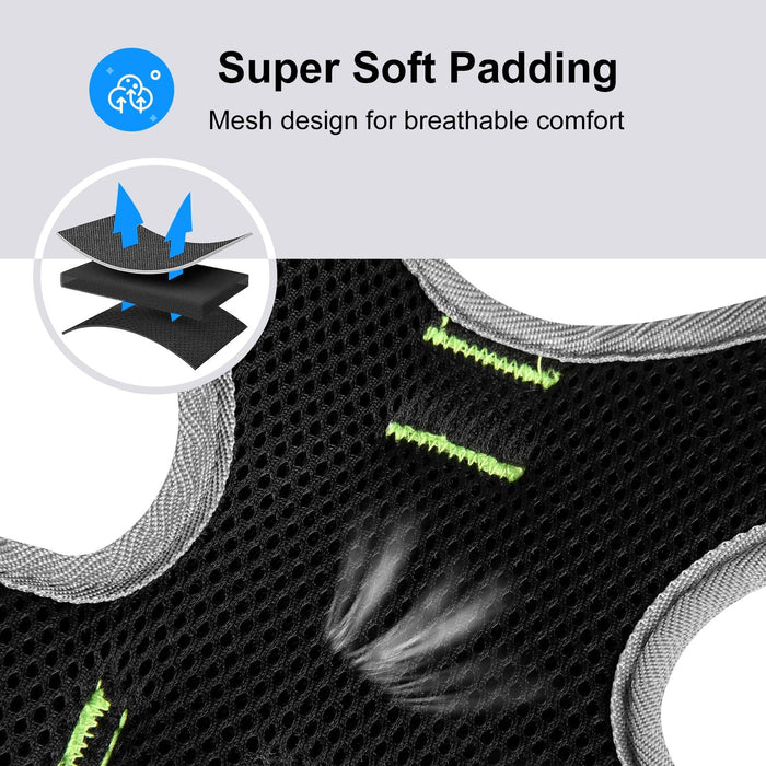 Reflective Nylon Dog Harness With Traction Rope