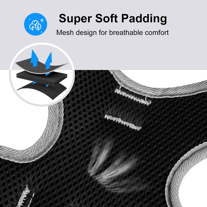 Reflective Nylon Dog Harness With Traction Rope