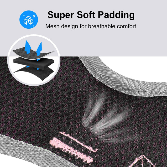 Reflective Nylon Dog Harness With Traction Rope