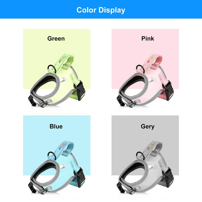 Reflective Nylon Dog Harness With Traction Rope