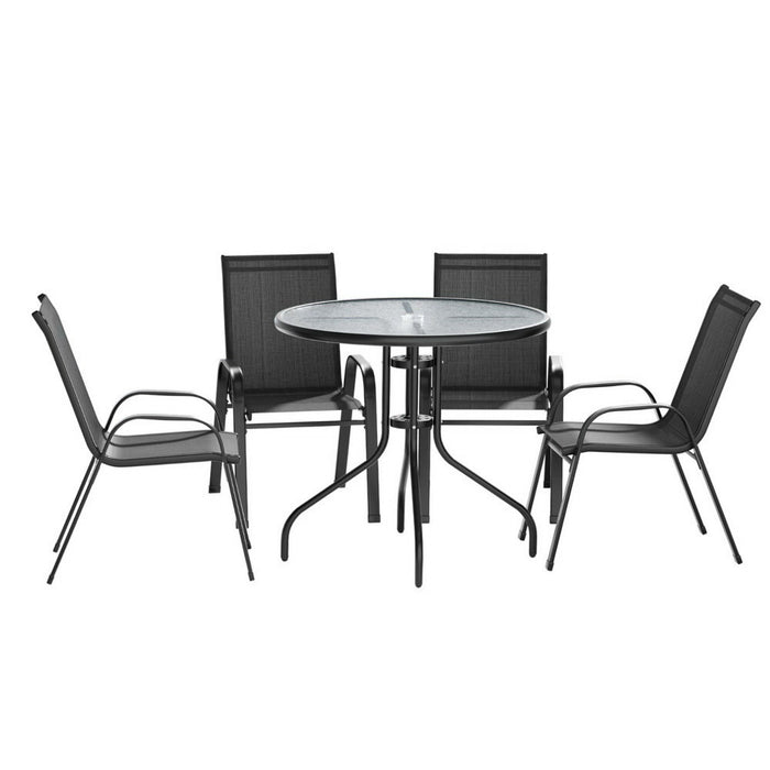 Outdoor Dining Set Table And Chairs Patio Garden Furniture Bistro Set