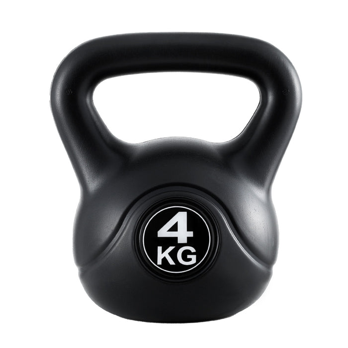 4Kg Kettlebell Set Weight Lifting Bench Dumbbells Kettle Bell Gym Home