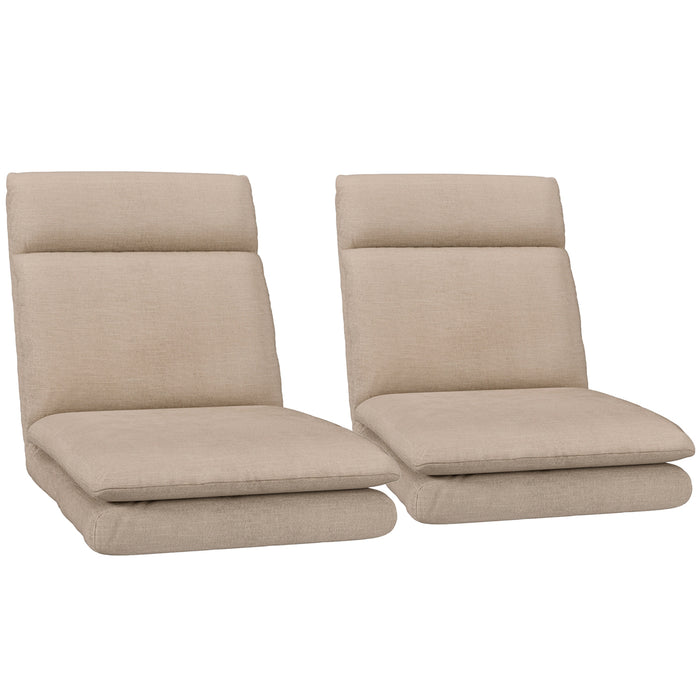 2Xfloor Chair Sofa Linen Beige