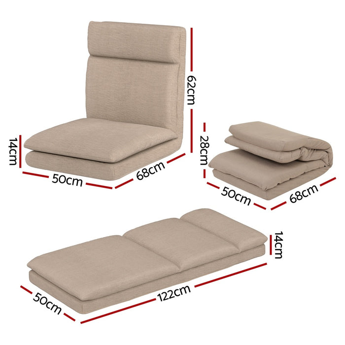 4Xfloor Chair Sofa Linen Beige