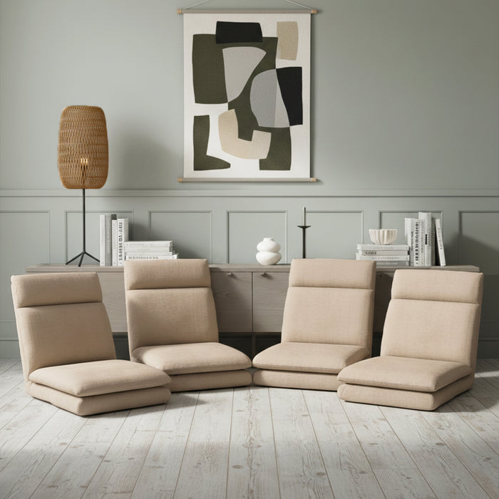 4Xfloor Chair Sofa Linen Beige