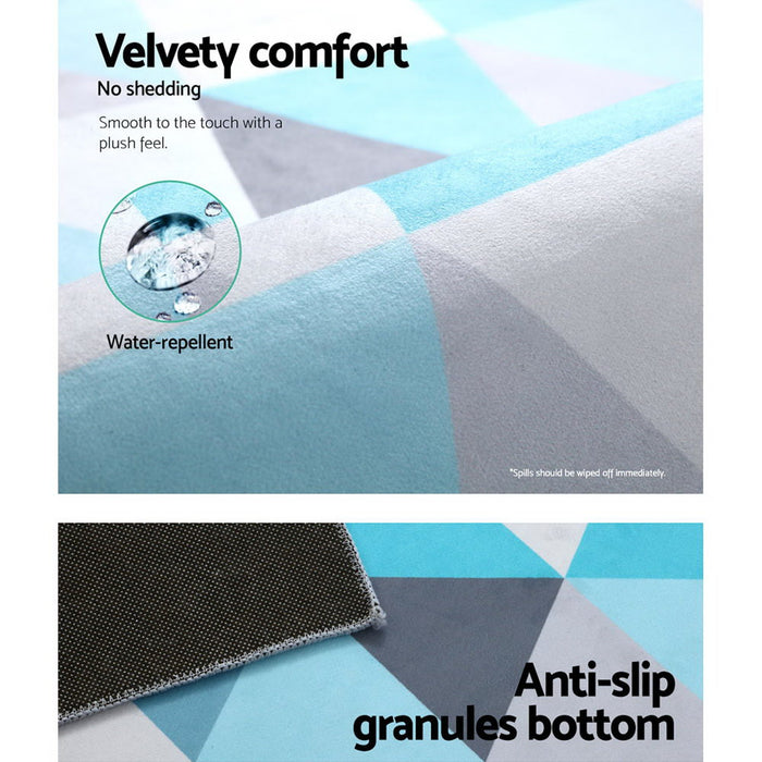 Floor Rug 200X290 Mat Carpet Short Pile Tria