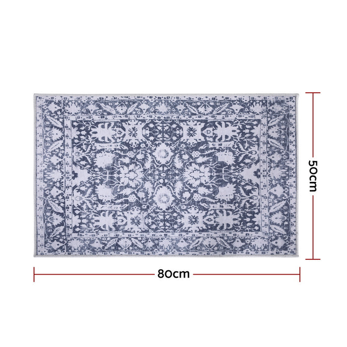 Floor Rug 50X80cm Doormat Soft Velvet Non-Slip Bath Mat Small Rug Modern