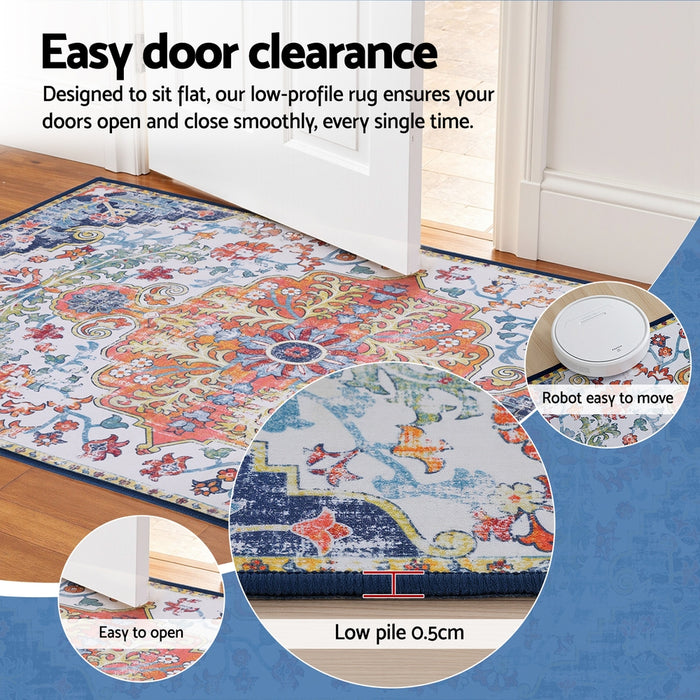 Floor Rug 50X80 Doormat Carpet Short Pile Non-Slip Entryway Mat Bohemian