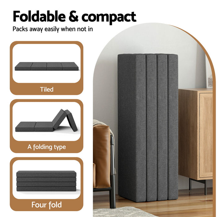 Foldable Mattress Folding Foam Mattresses Portable Mat Queen