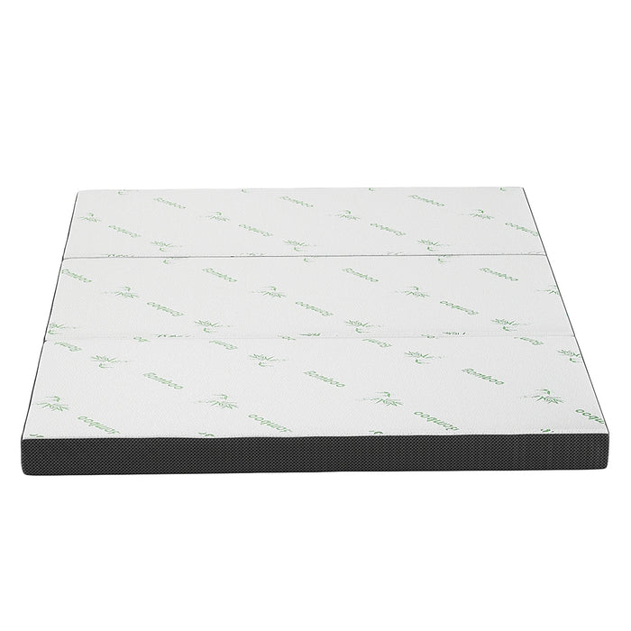 Double Size Foldable Mattress Folding Foam Bamboo