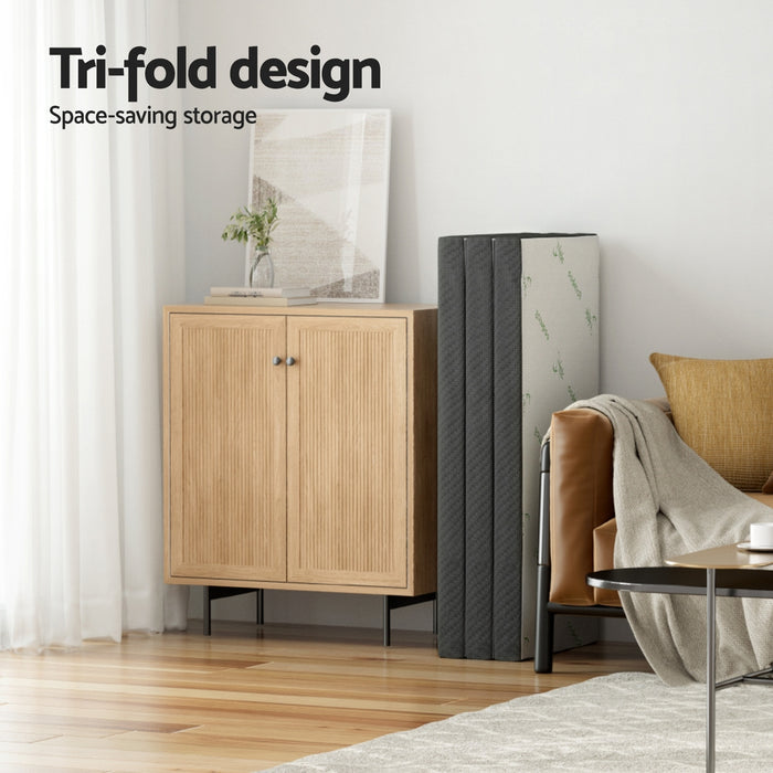 Double Size Foldable Mattress Folding Foam Bamboo