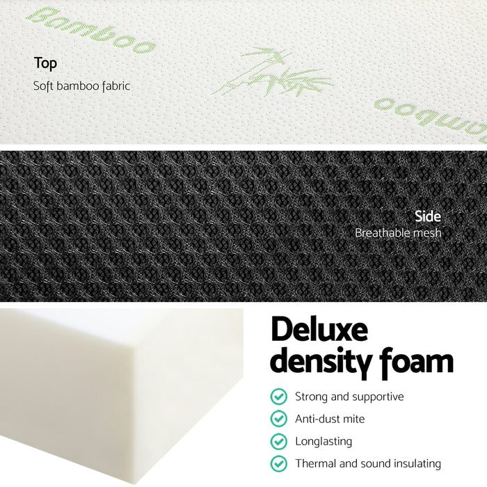 Double Size Foldable Mattress Folding Foam Bamboo