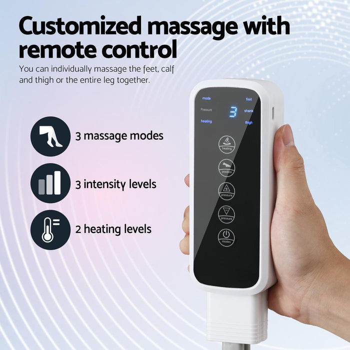 Foot Massager Leg Knee Massager With Air Compression 3 Massage Modes Heating