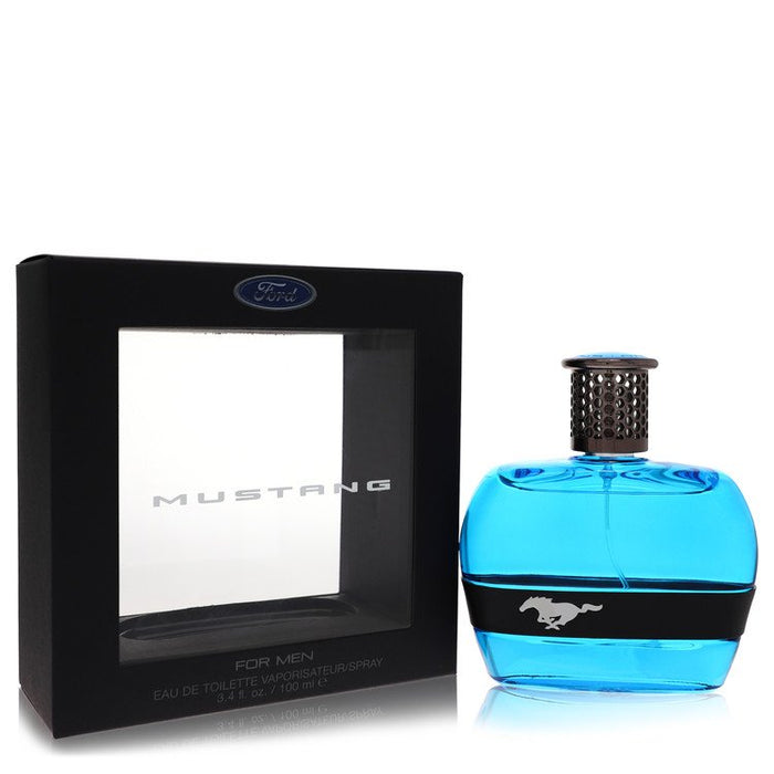 Ford Mustang Blue Eau De Toilette Spray For Men-100 Ml