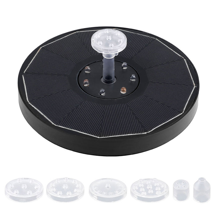 Floating Solar Pond Water Fountain Pump Outdoor Fountains Led Light