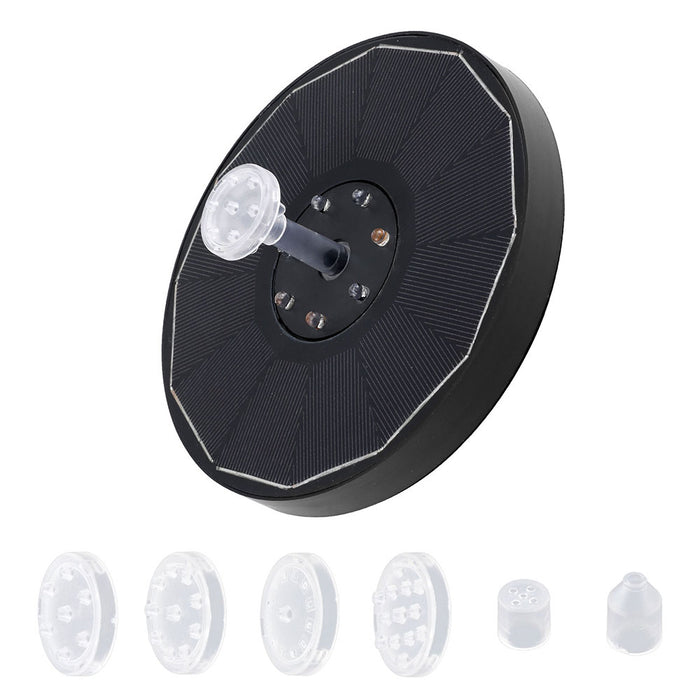 Floating Solar Pond Water Fountain Pump Outdoor Fountains Led Light