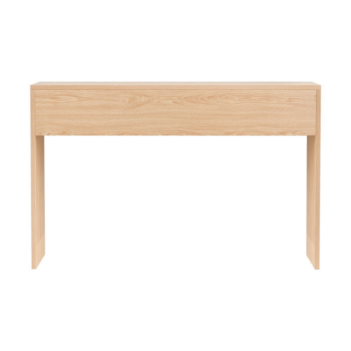 Console Table Hallway Fluted 120Cm Pine