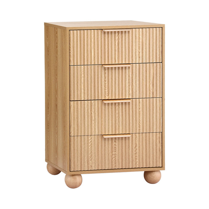 4 Chest Of Drawers Dresser Tallboy Pine