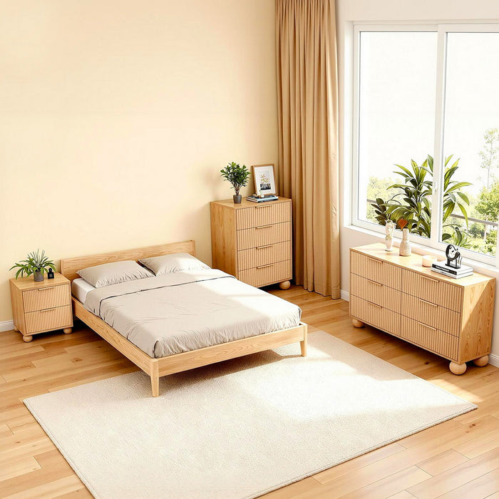 6 Chest Of Drawers Dresser Tallboy Pine