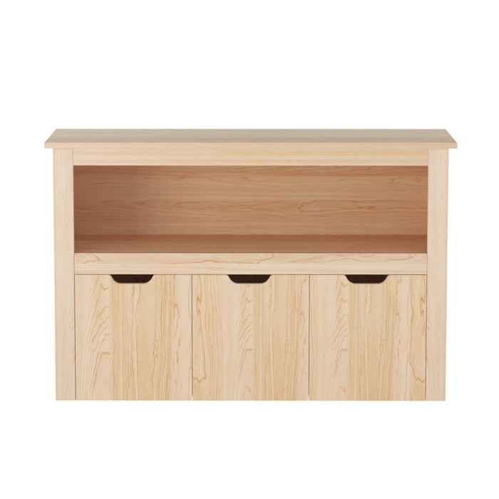 Kids Bookshelf 3 Drawers Storage Children Bookcase Toy Organiser Display Wooden